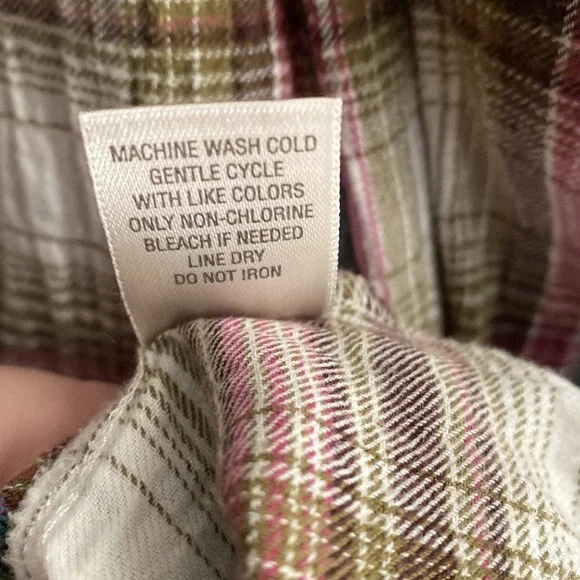 CJ Banks knit shirt - 3/4 sleeves plaid size 1X - Picture 7 of 8